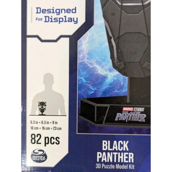 4D Build Marvel Iron Man And Black Panther Puzzle Model Kit Helmet infinity saga - Picture 4 of 4